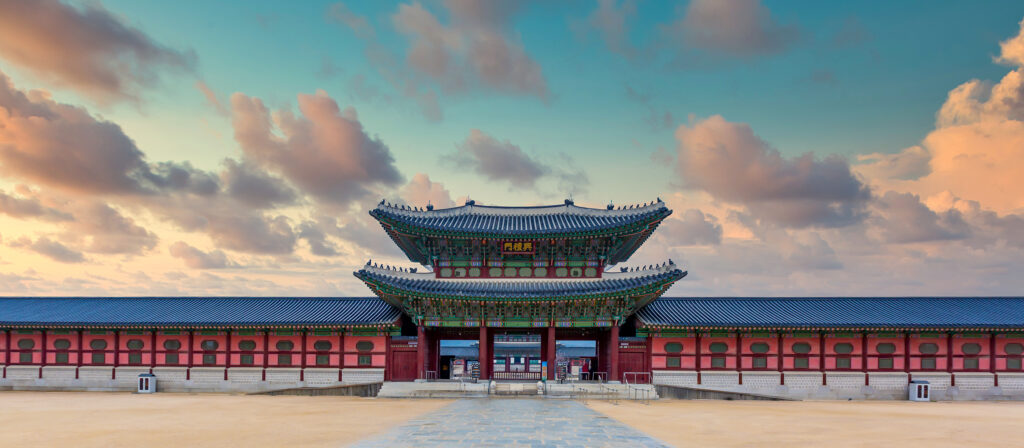 Gyeongbok palace in Seoul City, Gyeongbokgung palace landmark of